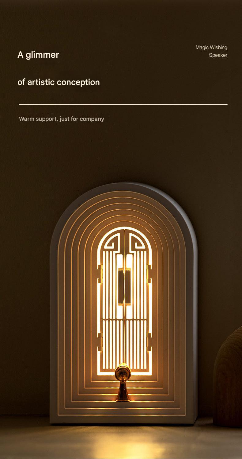 scandinavian style desk lamp with touch controls