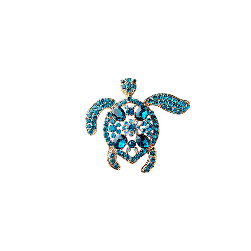 Fashion accessory rhinestone turtle