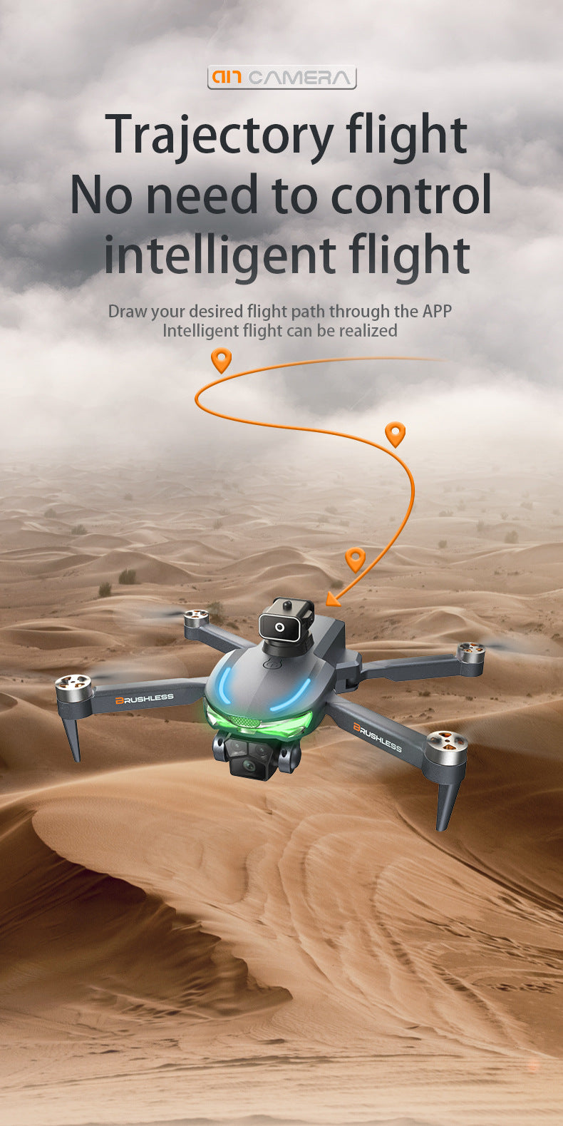 A17 drone with landscape background