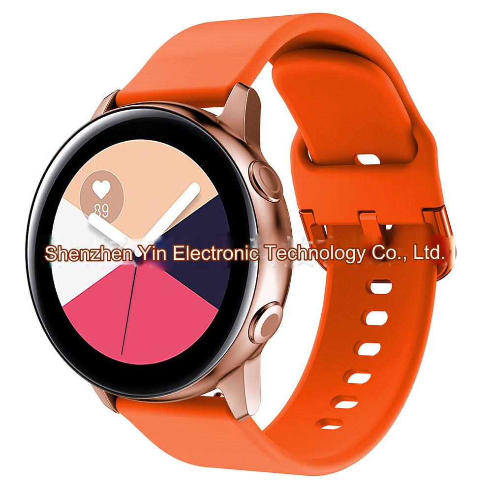 Premium Silicone Sport Band for Samsung Galaxy Watch Active/Active2 - Customizable Colors