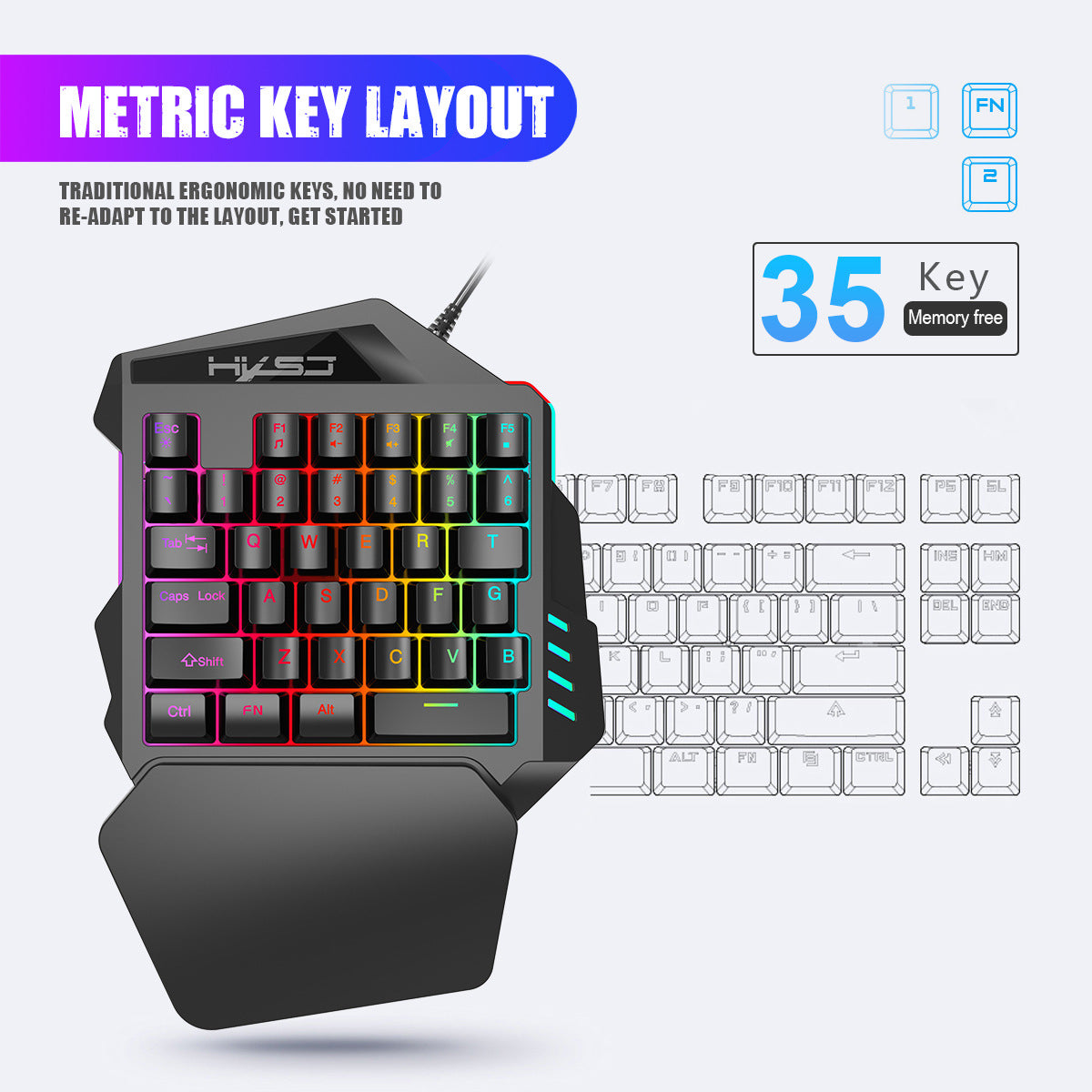 RGB gaming keyboard