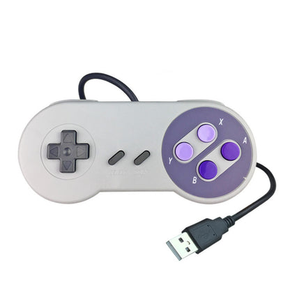 Gaming USB Controller for PC - Retro SNES Style Gamepad, Ideal for All Ages