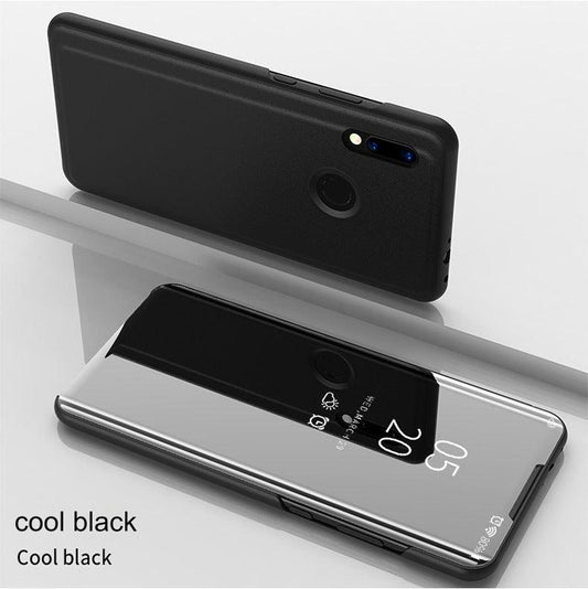 Premium Mirror Flip Phone Case for Samsung Galaxy S24, Note20, and More - Stylish & Functional Protection