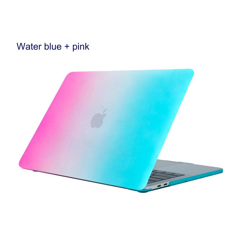 Stylish MacBook Pro & Air Protective Case - Pink Blue Gradient Shell for 13-16 Inch Models