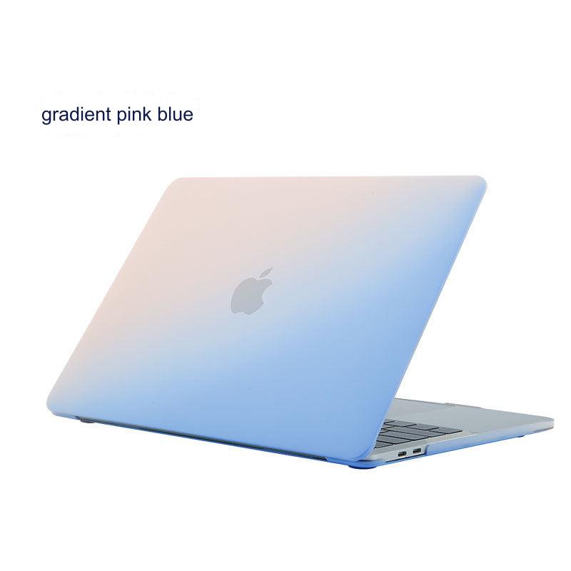 Stylish MacBook Pro & Air Protective Case - Pink Blue Gradient Shell for 13-16 Inch Models