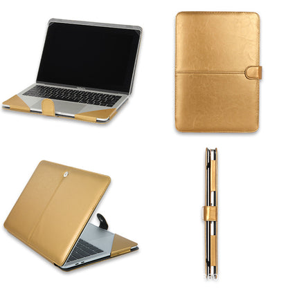 Premium PU Leather Case for MacBook Air & Pro - 11, 13, 15 Inch Protective Sleeve Cover