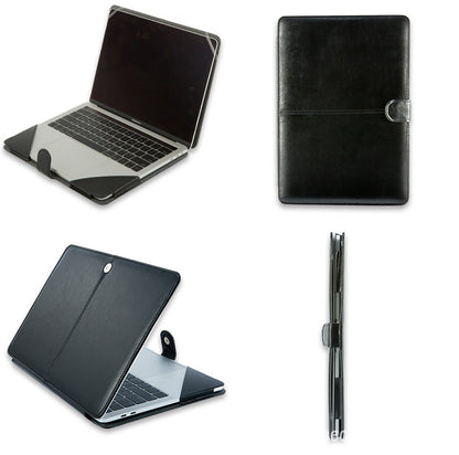 Premium PU Leather Case for MacBook Air & Pro - 11, 13, 15 Inch Protective Sleeve Cover