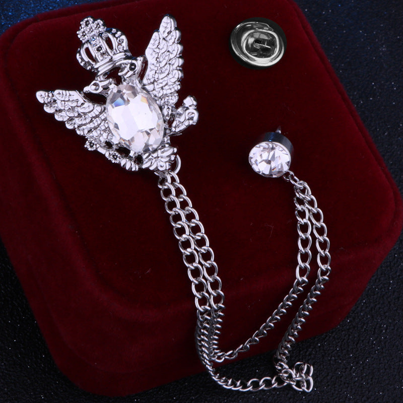 Wearing the Vintage Eagle Brooch - Image 7