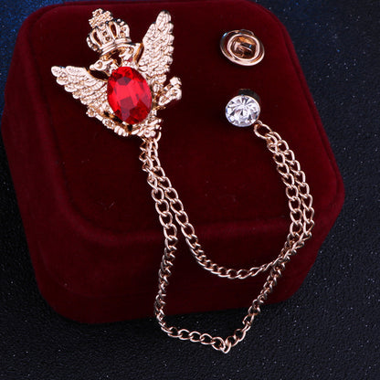 Vintage Eagle Brooch for Men - Image 1