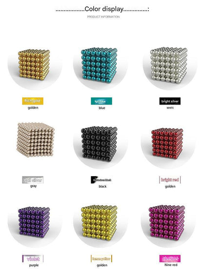 multicolor magnetic puzzle balls