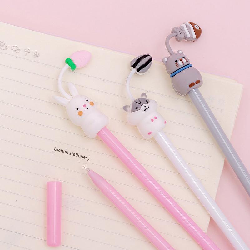 charming rabbit design gel pen for students