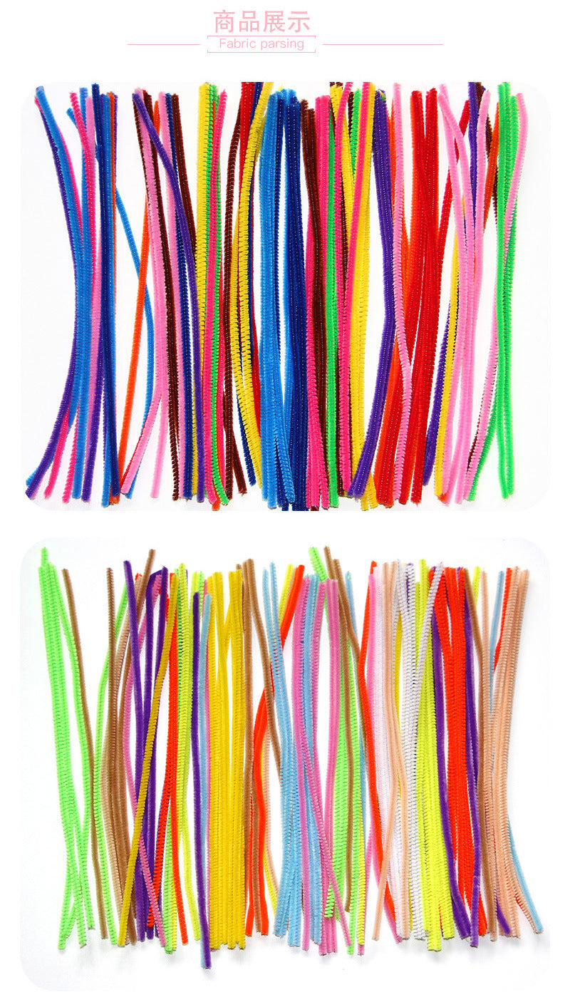 educational craft colorful fuzzy rods