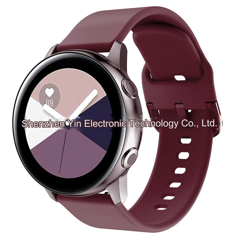 Premium Silicone Sport Band for Samsung Galaxy Watch Active/Active2 - Customizable Colors