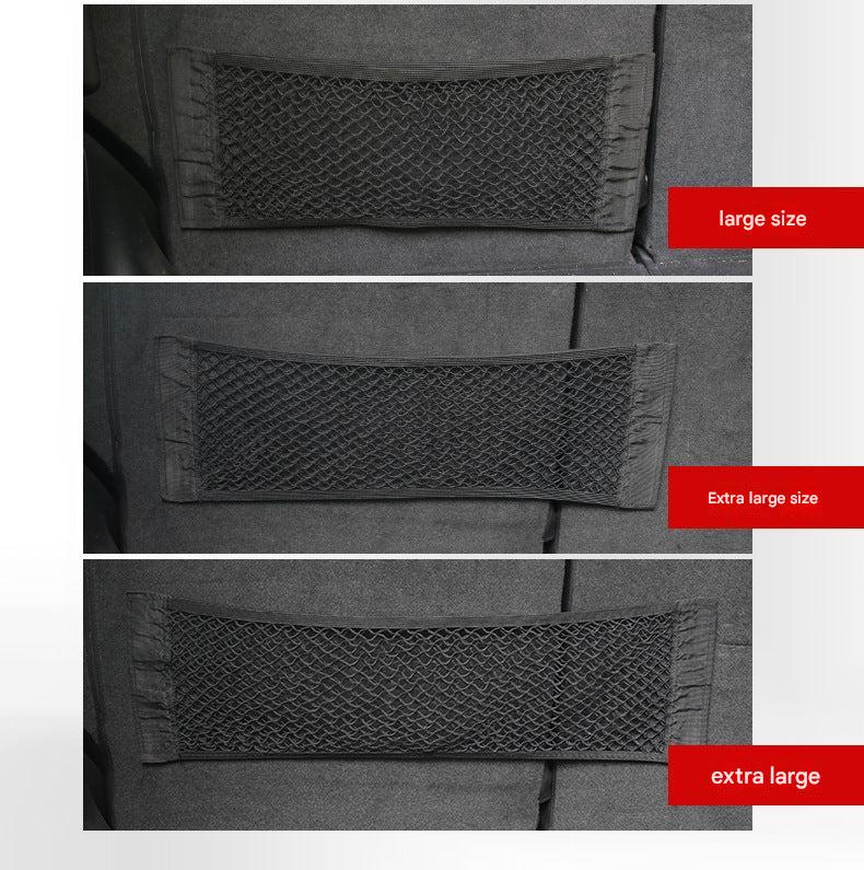 Versatile cargo net organizer for trunk