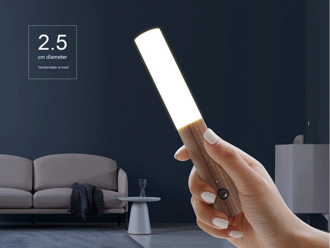 sleek white motion sensor light