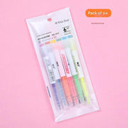 1# 6 single-color pens per pack (Pack of 1)