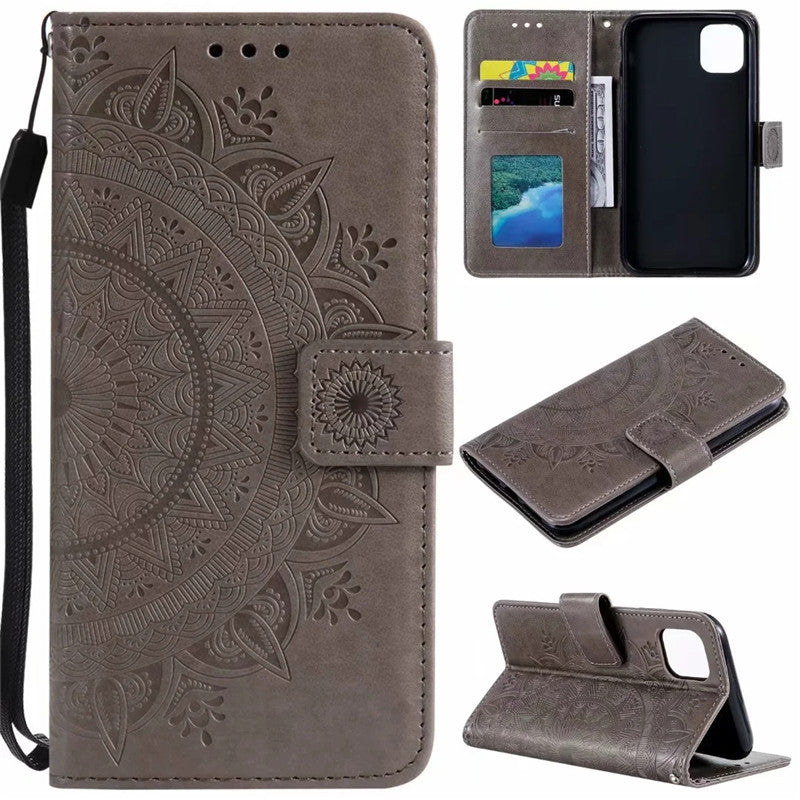 Stylish Leather Phone Wallet Case for iPhone 15/16 & Samsung Galaxy - Multiple Colors