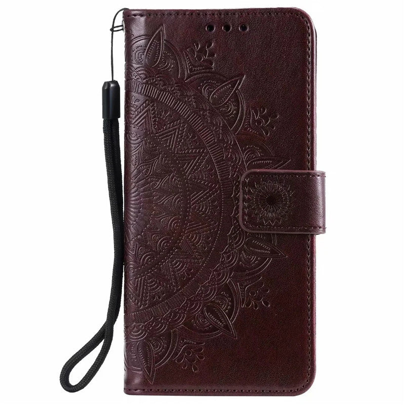 Stylish Leather Phone Wallet Case for iPhone 15/16 & Samsung Galaxy - Multiple Colors