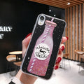 Black beverage bottle