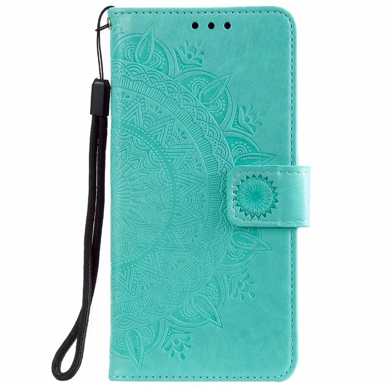 Stylish Leather Phone Wallet Case for iPhone 15/16 & Samsung Galaxy - Multiple Colors