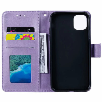 Stylish Leather Phone Wallet Case for iPhone 15/16 & Samsung Galaxy - Multiple Colors