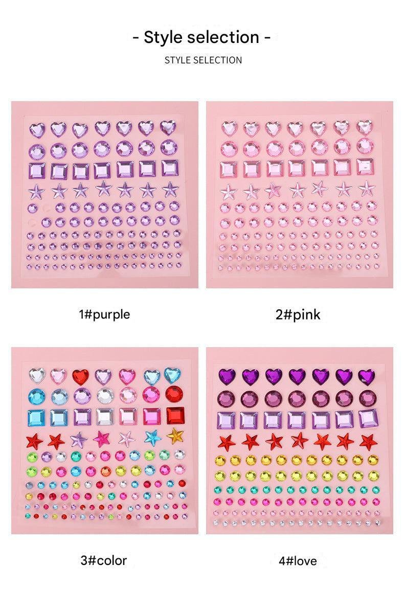 colorful crystal diamond sticker crafting