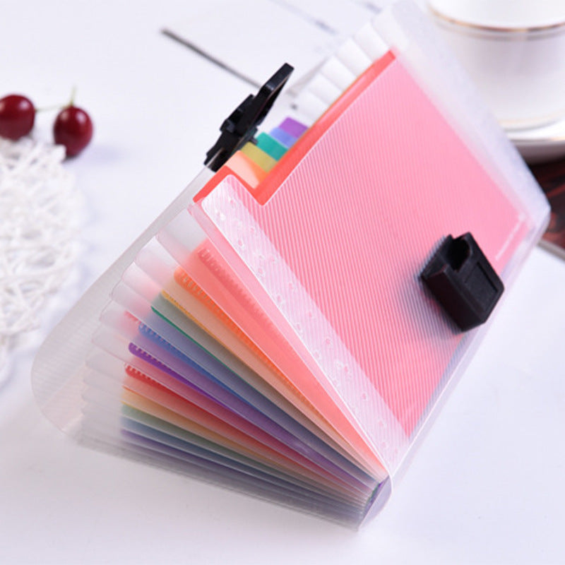 rainbow file folder variable pockets