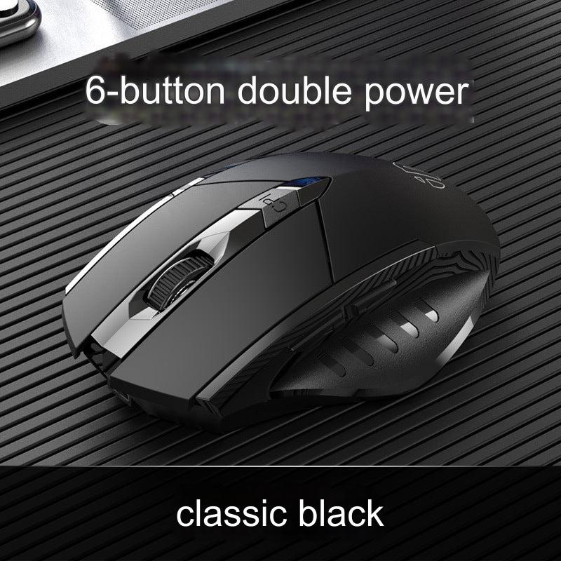 INPHIC PM6 Wireless Bluetooth Ergonomic Mouse - Silent Click, Rechargeable & Versatile for Gaming and Office Use