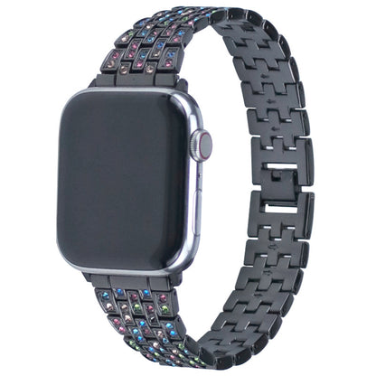 Luxury Diamond-Studded Metal Apple Watch Band - Compatible with All Models