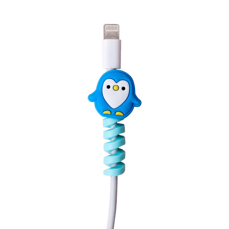 Bear design silicone cord protector