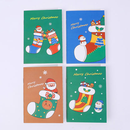 Christmas Santa themed pocket notebook