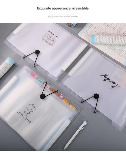 portable test paper organizer