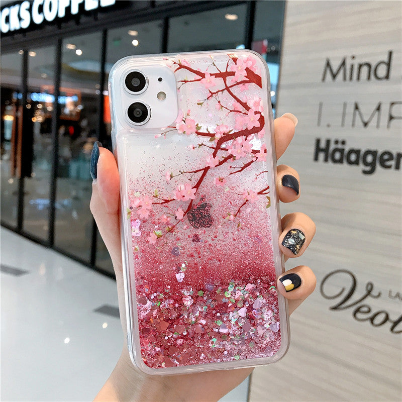 pink blossom phone case