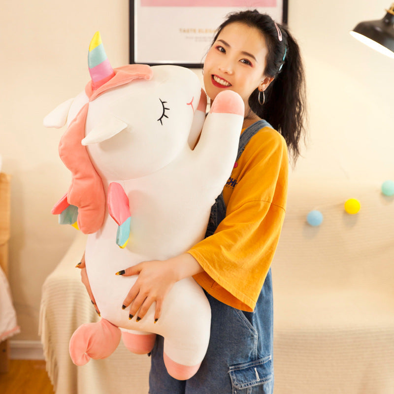 soft unicorn stuffed animal