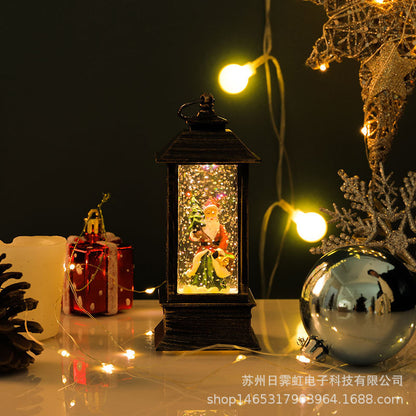 festive Christmas tree resin night light