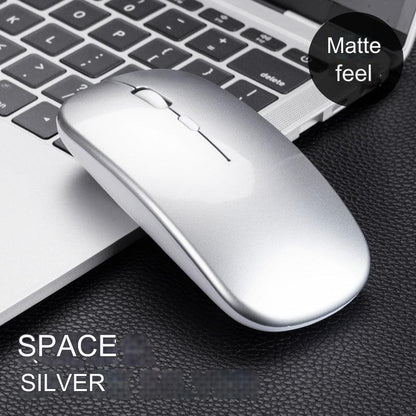 Wireless Bluetooth Dual-Mode Mouse - Silent & Rechargeable Gaming Mouse for Laptops - 2.4G Light-Up Wireless Mouse