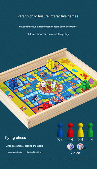 Kids Wooden Chess Set