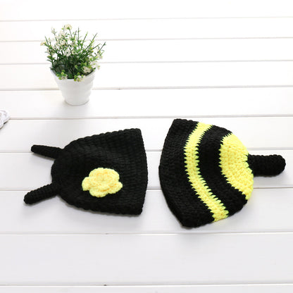 woven bee-shaped prop