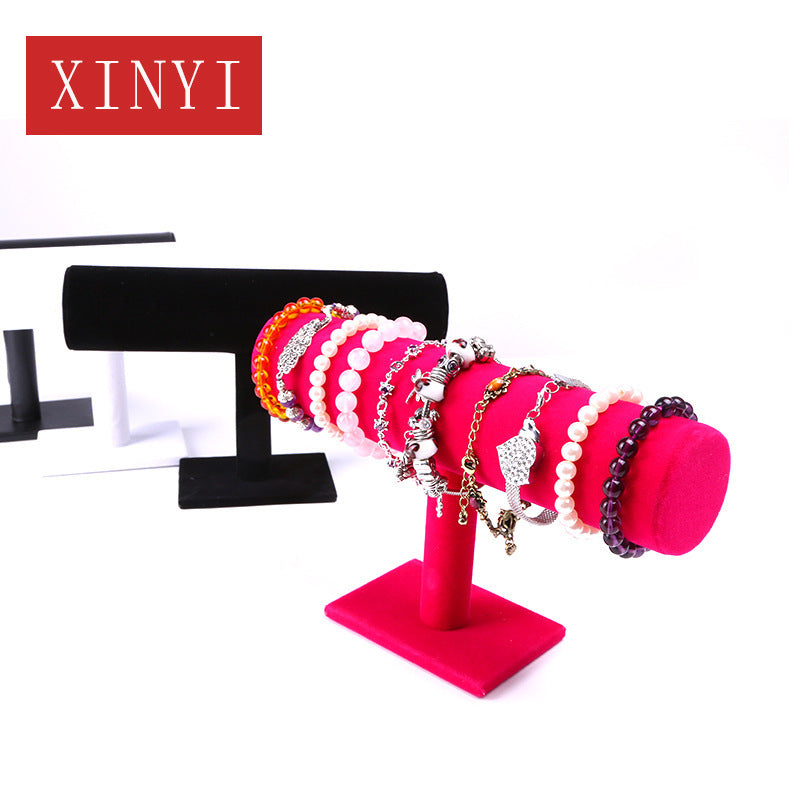 Velvet bracelet holder