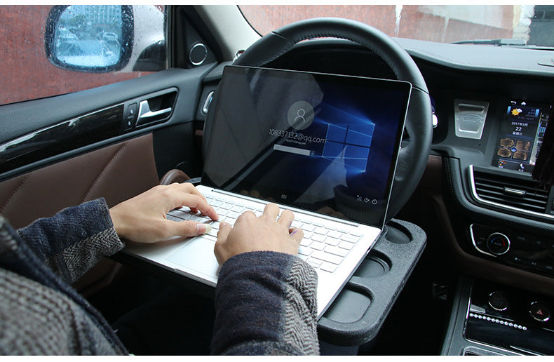 car steering wheel desk black mounted