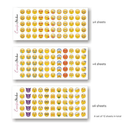 assorted emoji face stickers image 6