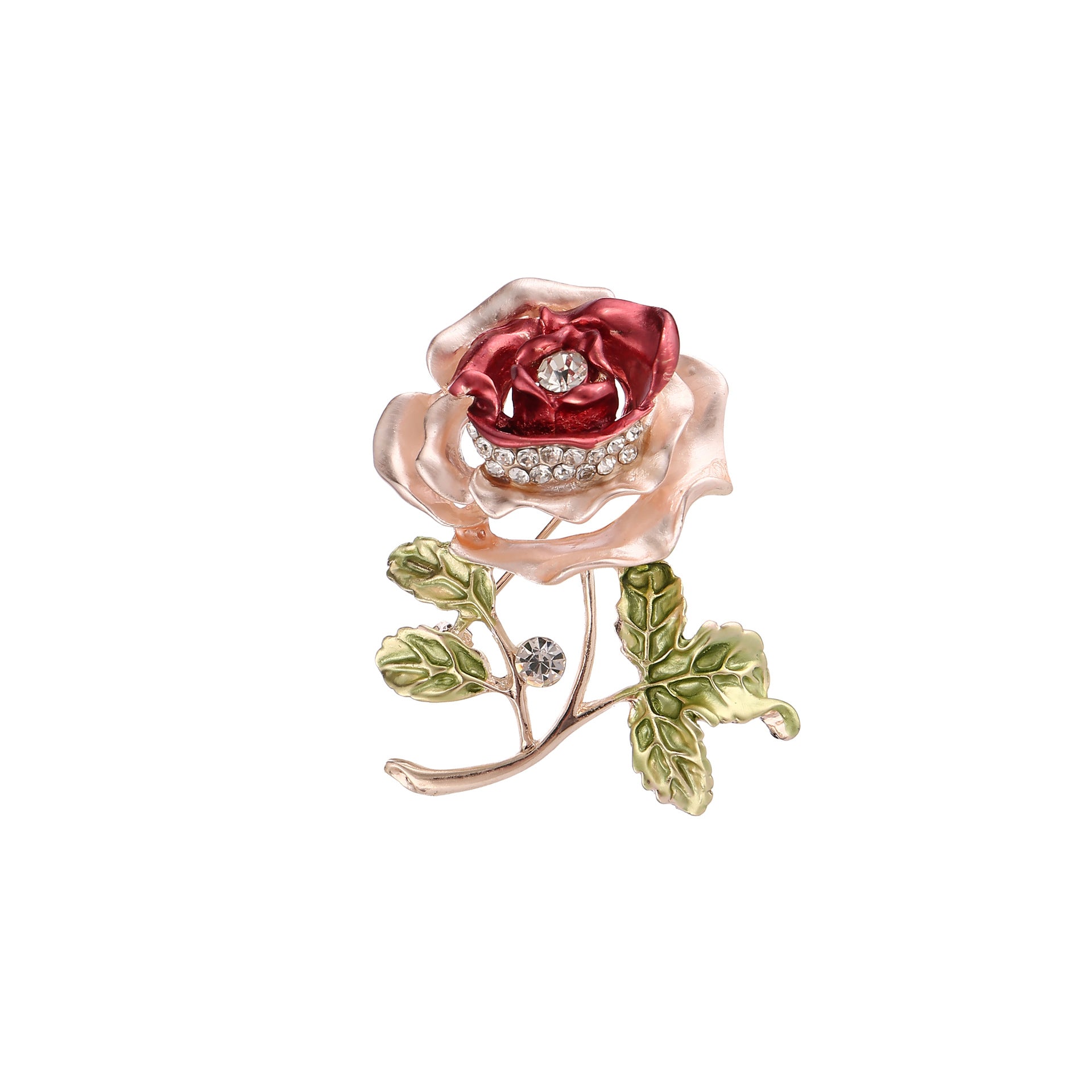 Floral Brooch on Fabric Background - Image 5