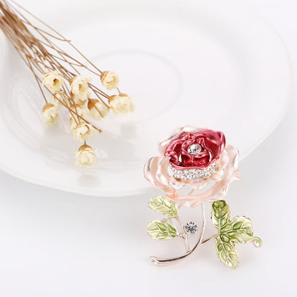 Detailed View of Rhinestone Brooch - Image 4