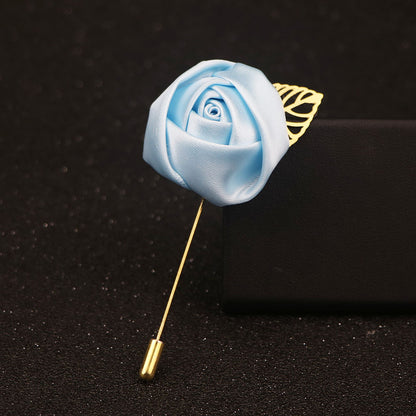 Stylish floral brooch pin image 2