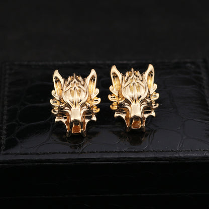 Fierce Wolf Head Brooch Image 1