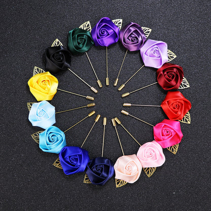Stylish floral brooch pin image 2