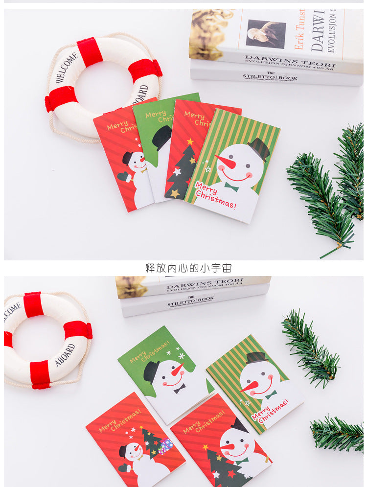 Adorable Christmas stocking themed notebook