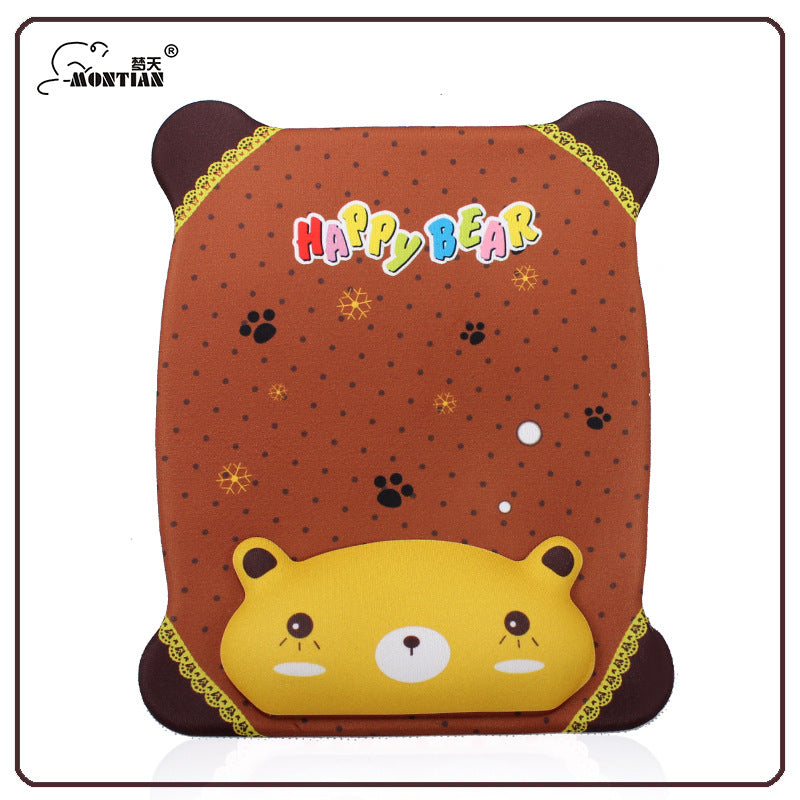 Cute Cartoon Silicone Wrist Support Mouse Pad - Ergonomic Office Desk Accessory