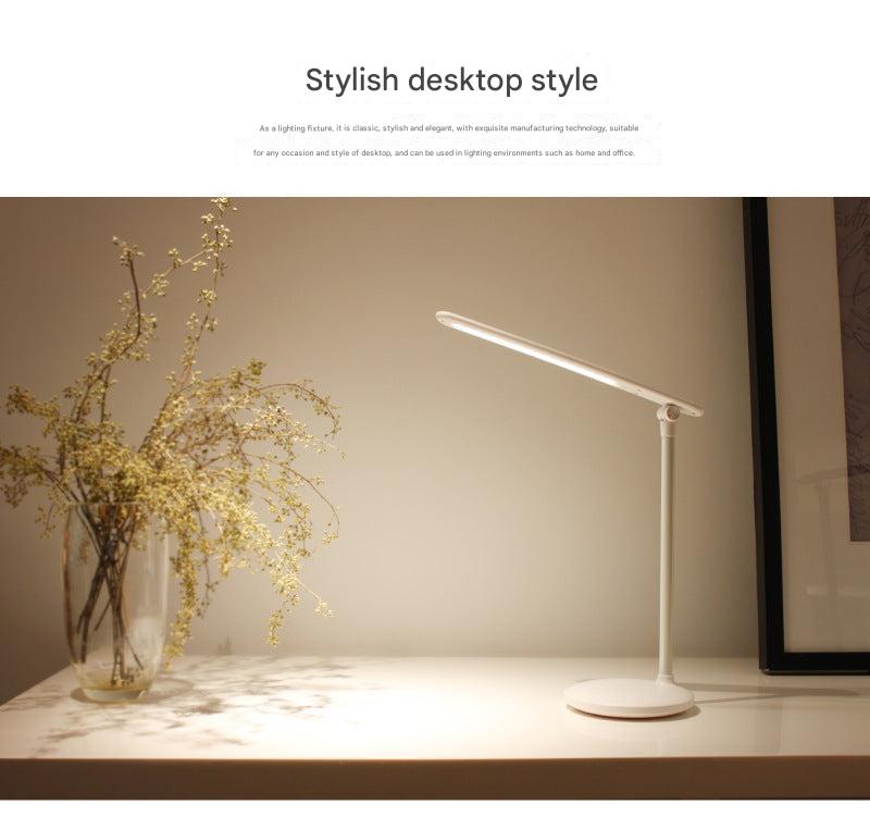 battery-powered lightweight desk lamp