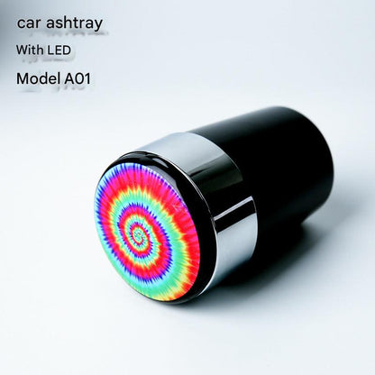 LED ashtray for modern cars